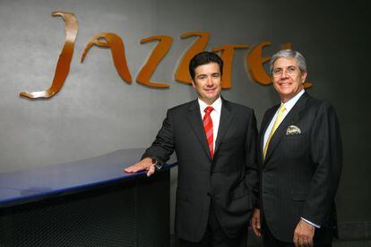 Jos&eacute; Miguel Garc&iacute;a (izquierda) junto a Leopoldo Fern&aacute;ndez Pujals.