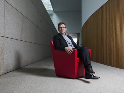 Ben Feringa, despu&eacute;s de la entrevista.