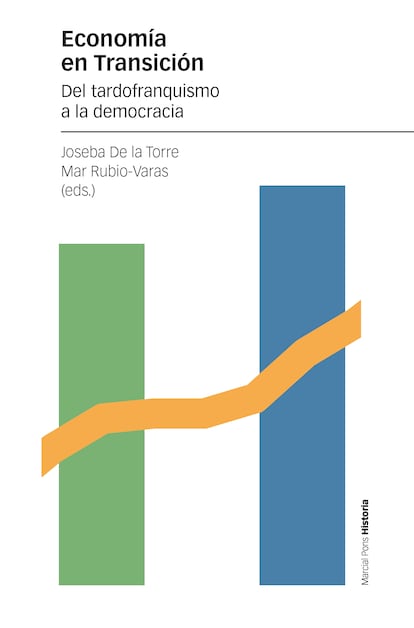 portada libro 'Economía en transición. Del tardofranquismo a la democracia'. JOSEBA DE LA TORRE y MAR RUBIO-VARAS. EDITORIAL MARCIAL PONS