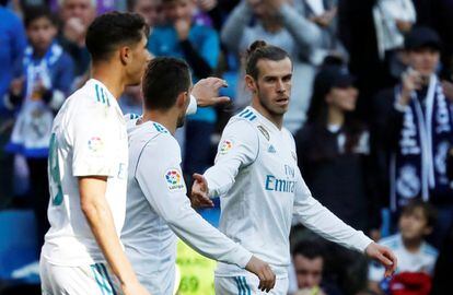 Bale, tras marcar el primer gol del Real Madrid ante el Leganés.
