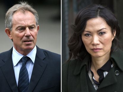 Tony Blair y Wendi Deng.