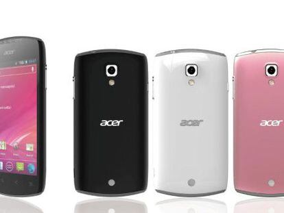 Tel&eacute;fono m&oacute;vil smartphone Liquid Glow de Acer.