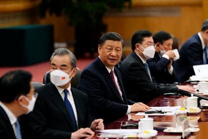 El presidente chino, Xi Jinping, este miércoles en Pekín. 