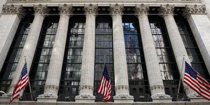 Fachada de la Bolsa de Nueva York