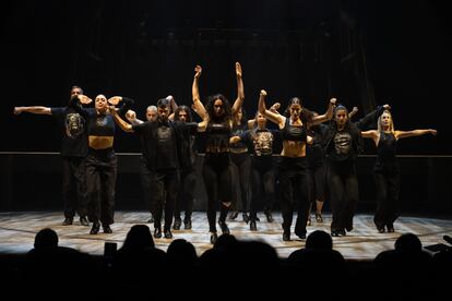 Un momento del pase gráfico de 'Malinche', el musical de Nacho Cano.