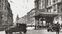 El templete original de Antonio Palacios en la entrada de la estación de metro de Gran vía de Madrid, en 1925.