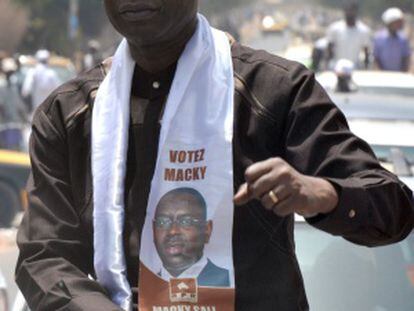  Youssou N&#039;dour, en Ziguinchor el pasado 25 de marzo.