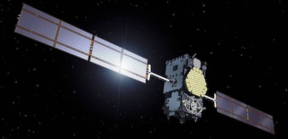 Recreación de uno de los satélites del sistema Galileo