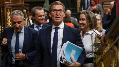 Feijóo, líder del PP.
