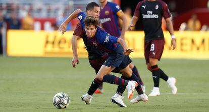 Mauri hace falta sobre Riqui Puig