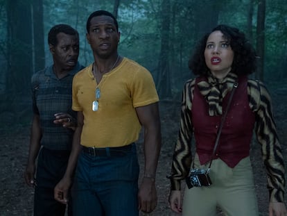 Courtney B. Vance, Jonathan Majors y Jurnee Smollett-Bell, en 'Territorio Lovecraft'.