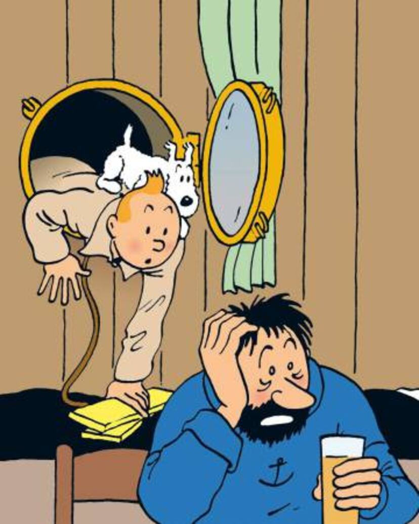 “Me gusta más el Hergé que se identifica con el capitán Haddock