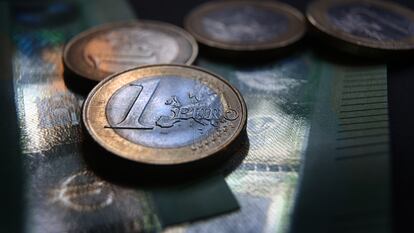 Un imagen de la moneda de un euro.