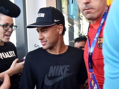 El nuevo jugador del PSG, Neymar.