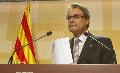 El presidente catalán, Artur Mas.