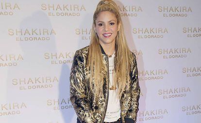 La cantante Shakira.