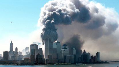 Atentado contra las Torres Gemelas de Nueva York el 11 de septiembre de 2001.
