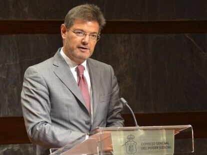 El ministre de Justícia, Rafael Catalá, en una imatge d'arxiu.