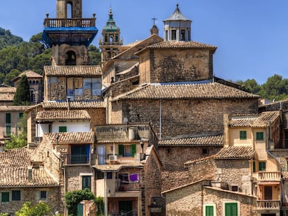 Vista del pueblo de Valldemossa, en Mallorca.