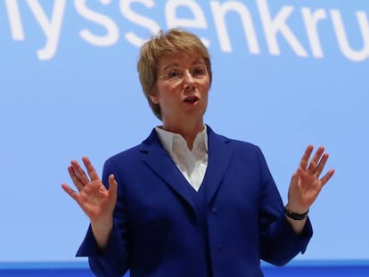 Martina Merz, consejera delegada de Thyssenkrupp.