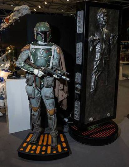 Detalle de la exposición de 'Star Wars' en Metrópoli.