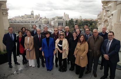 La ministra de Política Territorial y portavoz del Gobierno, Isabel Rodríguez, inauguró este miércoles el I Foro del Club Conecta, fundado por más de 60 periodistas y comunicadores de Castilla-La Mancha en Madrid para poner en valor la región.