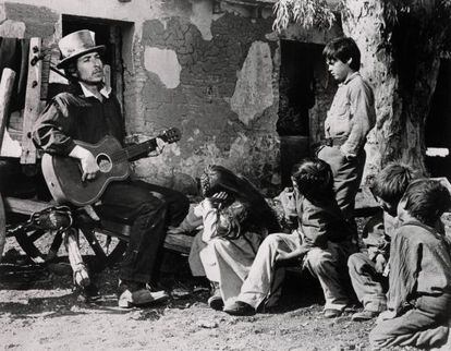 Bob Dylan, en una imagen de Pat Garrett y Billy The Kid (1973), de Sam Peckinpah.