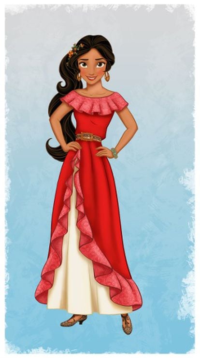 Imagen de la princesa hispana de Disney.