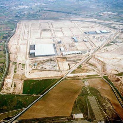 Vista aérea de la Plataforma Logística de Zaragoza.
