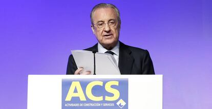 Florentino Pérez, presidente de ACS.