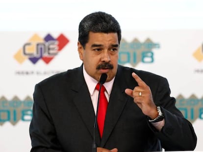 Maduro, este martes en Caracas.