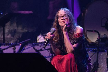 La cantante, durante una de sus actuaciones más recientes, en 2018 en los premios de la música de Austin.