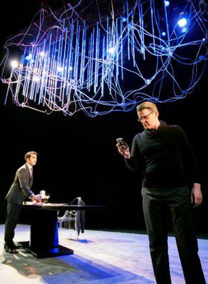 Escena de 'The Hard Problem', en el National Theatre de Londres.