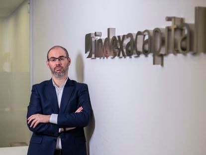Unai Ansejo, consejero delegado de Indexa Capital, fotografiado en Madrid.