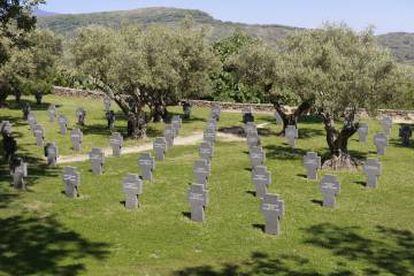 El cementerio alemán de Cuacos de YUste, en Extremadura.