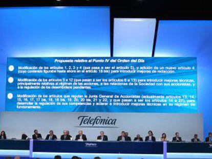 Junta de accionistas de Telef&oacute;nica