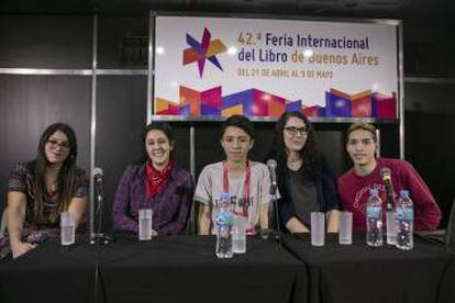 Bookstagrammers argentinos en la Feria del Libro de Buenos Aires.