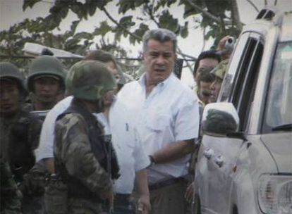 El prefecto Leopoldo Fernández, tras su detención en Cobija el pasado septiembre.