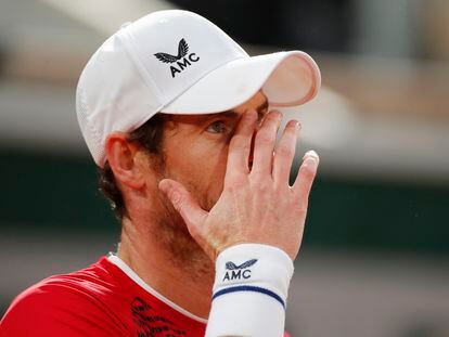 Murray, durante un partido en Roland Garros el pasado mes de septiembre.