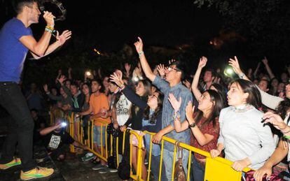 Público en el concierto de Vetusta Morla en Bueu, Pontevedra.