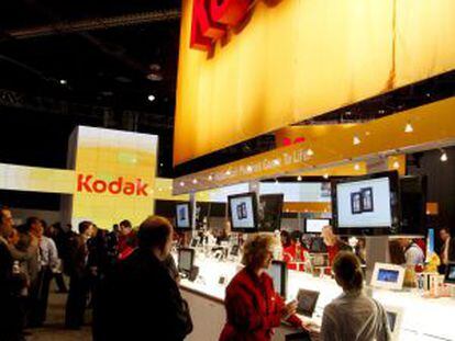 Expositor de Kodak en la Feria Electrónica del Consumidor de Las Vegas, Nevada (Estados Unidos) .