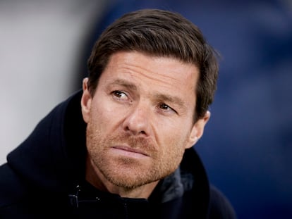 Xabi Alonso durante un partido de la Real Sociedad B la temporada pasada.