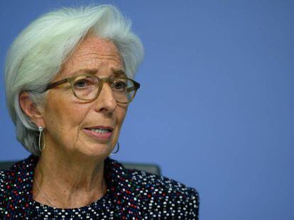 Lagarde reitera que hará "todo lo necesario" y pide una respuesta fiscal común