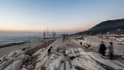 Convivencia de las rocas recuperadas con el paisaje rescatado.