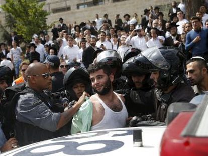 La polic&iacute;a detiene a un palestino acusado de acuchillar a un israel&iacute; en Jerusal&eacute;n. 