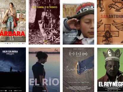 Una muestra del catálogo de la plataforma Bolivia Cine.