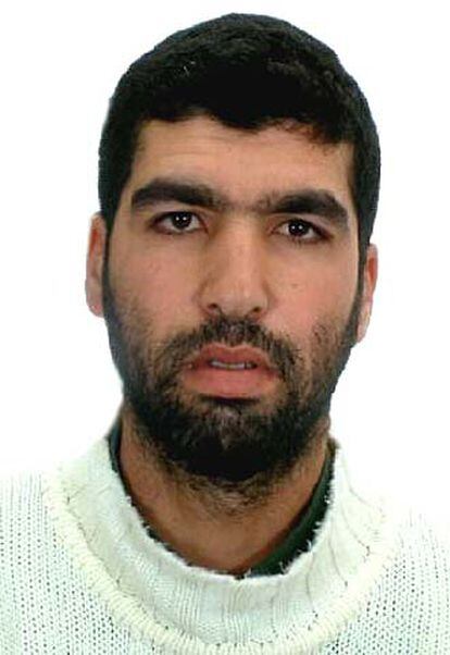 El marroquí Saed El Harrak, sospechoso de los atentados del 11-M, en una imagen de archivo.