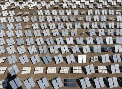 Paneles solares de la central de Tabernas (Almería).