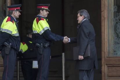 Segona sessió del judici a Artur Mas, Irene Rigau i Joana Ortega pel 9-N.