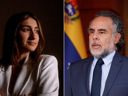 Laura Sarabia y Armando Benedetti.